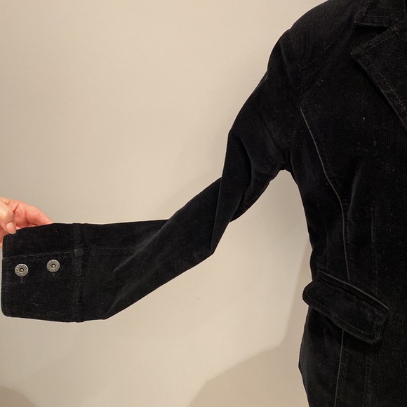 Point Zero Black Corduroy Blazer Size: L - Picture 3 of 7